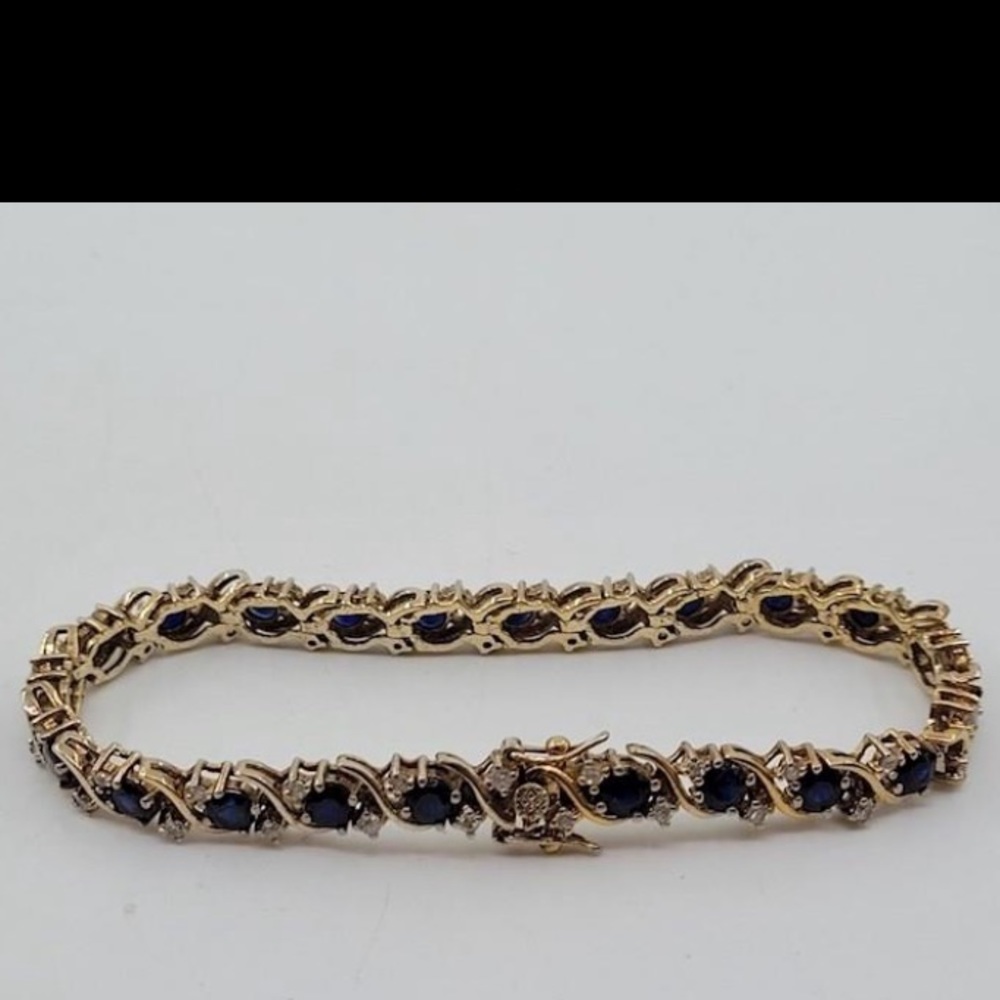 Sterling GT MILOR Italy Sapphire bracelet